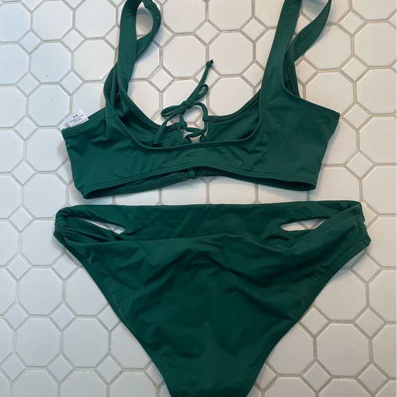 Emerald Green Romi L Space Bikini Set - Picture 8 of 11